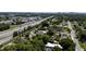 Aerial view of property located close to the city and the highway at 3914 W Robinson St, Orlando, FL 32805