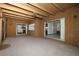 Spacious enclosed sunroom with beamed ceiling and sliding glass door at 9206 Everwood St, Orlando, FL 32825