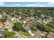 Aerial view of a home in a neighborhood with mature trees and well-maintained landscaping at 1044 Dees Dr, Oviedo, FL 32765