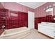 Classic bathroom with a clean white sink and a bathtub at 1420 Rock Lake Dr, Orlando, FL 32805