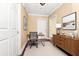Functional office space with desk, storage, and a bright, welcoming atmosphere at 1420 Rock Lake Dr, Orlando, FL 32805