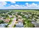 Aerial view showcases the expansive community, featuring lush landscapes and various home styles at 25105 Laurel Valley Rd, Leesburg, FL 34748