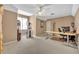 Spacious room with an exercise bike, desk, and ample space for activities at 413 Harbour Oaks Pointe Dr, Edgewood, FL 32809