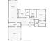 Detailed floor plan showcasing the layout with labeled rooms and dimensions, providing a comprehensive overview of the home's structure at 4611 Cranston Pl, Orlando, FL 32812
