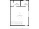 Second floor plan outlining a room, walk-in closet, and bath; measurements deemed reliable, but not guaranteed at 5314 Golden Apple Dr, Winter Garden, FL 34787