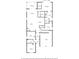 Detailed floor plan showcasing the layout of the main level including kitchen, living room, bedrooms, and garage at 5314 Golden Apple Dr, Winter Garden, FL 34787