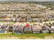 Aerial view showing the home and its surrounding neighborhood at 8066 Ludington Cir, Orlando, FL 32836