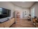 Office space with hardwood floors, natural light, and modern furnishings at 9863 Summerlake Groves St, Winter Garden, FL 34787