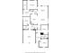 Detailed floor plan showcasing room dimensions and layout of the home at 10091 Lovegrass Ln, Orlando, FL 32832