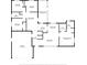 Detailed floor plan showing layout of bedrooms, bathrooms, kitchen, and living spaces, providing a comprehensive overview at 109 Woodfield Ct, Sanford, FL 32773