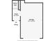 Floor plan showing the foyer and the dimensions of the garage at 1269 Long Cove Loop # 1269, Davenport, FL 33896