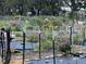 Residents can grow herbs, vegetables, and flowers in their plots in this active community garden at 164 Royal Palm Dr, Leesburg, FL 34748