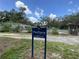 Hawthorne at Leesburg community garden sign at 164 Royal Palm Dr, Leesburg, FL 34748