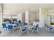 Spacious clubhouse offers a comfortable lounging area with tables and chairs, ideal for social gatherings at 3142 Hill Point St, Minneola, FL 34715