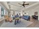 Open living room with modern decor and plenty of natural light at 5005 Shore Side Dr, Lakeland, FL 33812