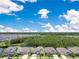 A beautiful neighborhood of similar homes is displayed in this attractive aerial view at 9426 Launch Point Rd, Orlando, FL 32832