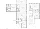 Detailed floor plan with dimensions showcasing the layout of rooms on first and second floor at 9426 Launch Point Rd, Orlando, FL 32832