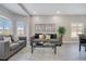 Inviting living room with contemporary furnishings and plenty of natural light at 9846 Palmetto Dunes Ct, Orlando, FL 32832
