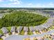 An aerial view of a property, nestled in a community with trees and serene surroundings at 1388 Lombardi Ct, Kissimmee, FL 34759