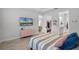 Spacious bedroom with connecting bathroom and walk-in closet, offering comfort and functionality at 1388 Lombardi Ct, Kissimmee, FL 34759