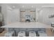 Spacious kitchen with a large center island, gray cabinetry, and stainless appliances at 1388 Lombardi Ct, Kissimmee, FL 34759