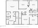 Second floor layout featuring main bedroom, bathroom, and bedrooms with closet space at 148 Conch Dr, Kissimmee, FL 34759