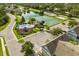 Aerial view showing tennis, and basketball courts, pool, playground and parking at 2280 San Vital Dr # 101, Kissimmee, FL 34741