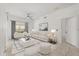 Bright living room with tile floors, ceiling fan, and modern furnishings at 2280 San Vital Dr # 101, Kissimmee, FL 34741
