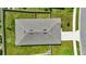 Aerial view of a home showing roofline, manicured lawn and fenced backyard at 24401 Sunnys Halo Way, Sorrento, FL 32776