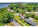 Neighborhood aerial view with nearby lake and a view of downtown Orlando, Florida at 2601 Telstar Ave, Orlando, FL 32805