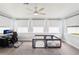 Versatile bonus room featuring neutral walls, ample natural light, and contemporary design elements at 2926 Carriage Dr, South Daytona, FL 32119