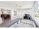 Flex space with an abundance of natural light and direct access to an outdoor view at 2926 Carriage Dr, South Daytona, FL 32119