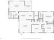 Detailed floor plan showcasing the layout of the home, including the bedrooms, living areas, and enclosed patio at 4106 Alverado St, Orlando, FL 32812