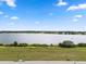 Scenic lake view with a blue sky reflecting off the calm water at 4343 Juliana Lake Dr, Auburndale, FL 33823