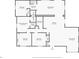 Detailed floor plan showcasing the layout, room dimensions, including three bedrooms, bathrooms, kitchen, and living areas at 4629 Spottswood Dr, Orlando, FL 32812