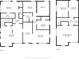 Detailed floor plan showcasing the layout and dimensions of the property's two floors at 5420 Lido St, Orlando, FL 32807