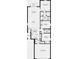 Detailed floor plan showcasing the layout of the bedrooms, kitchen, and living areas at 7412 Sandstone Dr, Groveland, FL 34736