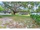 Backyard features a home, shed, and trees on a sunny day at 1506 S Elliott St, Sanford, FL 32771