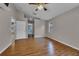 Large bedroom with wood floors and ample closet space at 3196 Verbena Ct, Deltona, FL 32725