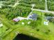 Home features a barn, pond, and well-manicured yard at 3201 Dallas Blvd, Orlando, FL 32833
