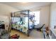 Playful bedroom featuring a bunk bed with basketball hoop and colorful decor at 331 Bridgewater Dr, Davenport, FL 33897