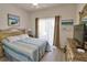 Bedroom with hard floors and artwork at 331 Bridgewater Dr, Davenport, FL 33897