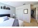 Neutral tones define this bedroom with cozy carpet and closet, offering a tranquil retreat at 331 Bridgewater Dr, Davenport, FL 33897