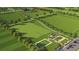 Aerial view of the community recreation area, including sports fields and basketball courts at 3503 Kimbrough Dr, Lake Wales, FL 33859