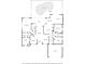 Detailed floor plan showcasing the layout of the home, including bedrooms, living areas, and outdoor space at 4825 Waterwitch Point Dr, Orlando, FL 32806