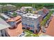 Aerial view showcasing the town center with shops, restaurants, and convenient parking at 660 Celebration Ave # 250, Kissimmee, FL 34747