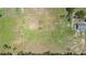 Aerial view of the property, showing a large grassy land with mature trees and some outbuildings at 700 Old Geneva Rd, Geneva, FL 32732