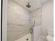 New bathroom featuring a frameless shower with upgraded tile and modern fixtures at 10750 Sw 110Th St, Dunnellon, FL 34432