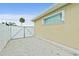 View of the side yard featuring a privacy fence at 139 Douglas St, Edgewater, FL 32141