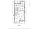 Detailed floor plan showcasing the layout of rooms, including bedrooms, kitchen, living area, and bathrooms at 220 Sears Ave, Winter Haven, FL 33881